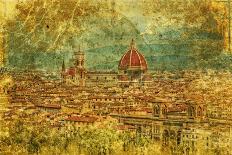 Florence - Retro Style Picture-standa_art-Art Print