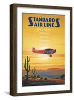 Standard Airlines, El Paso, Texas-Kerne Erickson-Framed Art Print