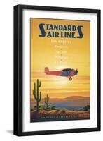 Standard Airlines, El Paso, Texas-Kerne Erickson-Framed Art Print