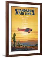 Standard Airlines, El Paso, Texas-Kerne Erickson-Framed Art Print