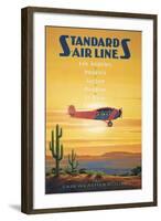 Standard Airlines, El Paso, Texas-Kerne Erickson-Framed Art Print