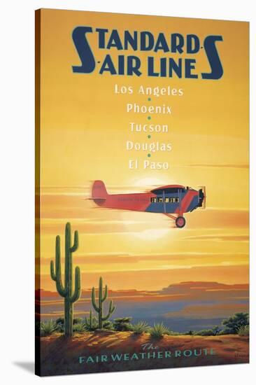 Standard Airlines, El Paso, Texas-Kerne Erickson-Stretched Canvas