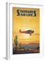 Standard Airlines, El Paso, Texas-Kerne Erickson-Framed Art Print