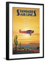 Standard Airlines, El Paso, Texas-Kerne Erickson-Framed Art Print