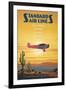 Standard Airlines, El Paso, Texas-Kerne Erickson-Framed Art Print