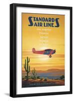 Standard Airlines, El Paso, Texas-Kerne Erickson-Framed Art Print