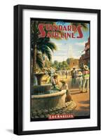 Standard Airlines, Los Angeles, California-Kerne Erickson-Framed Art Print