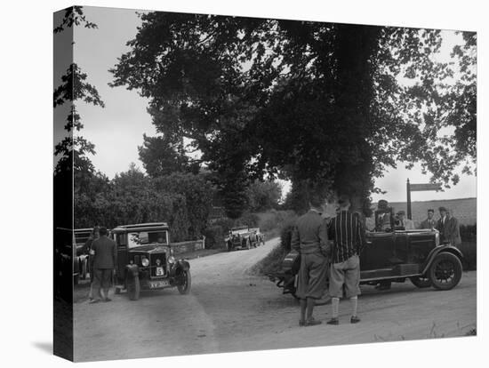 Standard and Morris at the JCC Inter-Centre Rally, 1932-Bill Brunell-Stretched Canvas