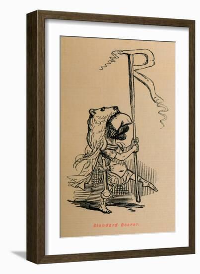 'Standard Bearer', 1852-John Leech-Framed Giclee Print