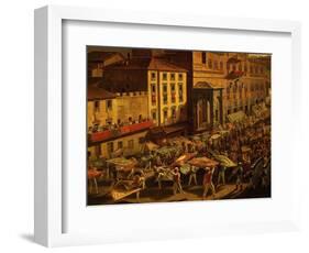 Standard Bearers, from Procession of Contrade for the Palio of 18 and 19 August 1818-Francesco Nenci-Framed Giclee Print