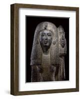 Standard Bearing Statue of Queen Nefertari, New Kingdom, C.1290-1224 Bc-Egyptian 19th Dynasty-Framed Giclee Print