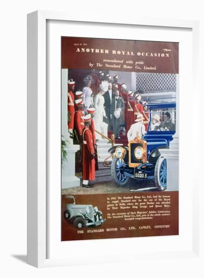 Standard Car Advert, 1935-null-Framed Giclee Print