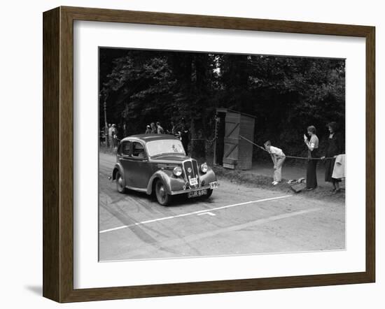 Standard Flying 12 of WJ Haward, winner of a bronze award at the MCC Torquay Rally, July 1937-Bill Brunell-Framed Photographic Print