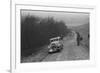 Standard Little Nine saloon competing in a trial, Crowell Hill, Chinnor, Oxfordshire, 1930s-Bill Brunell-Framed Photographic Print