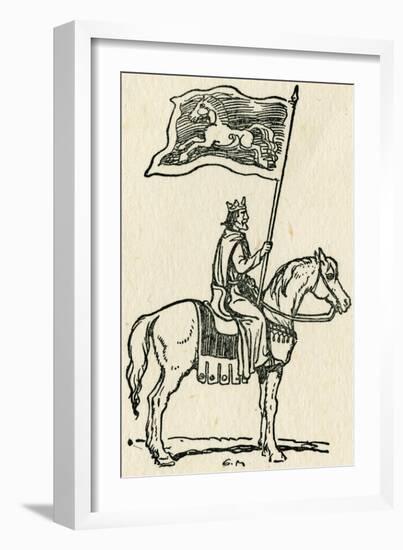 Standard of the White Horse-George Morrow-Framed Art Print