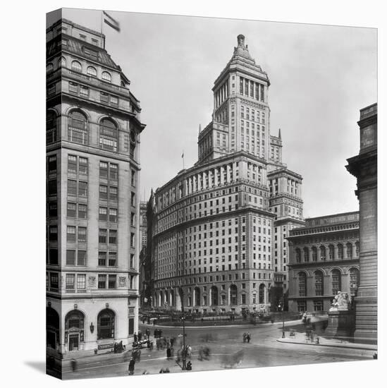 Standard Oil Building-The Chelsea Collection-Stretched Canvas