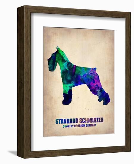 Standard Schnauzer Poster-NaxArt-Framed Art Print