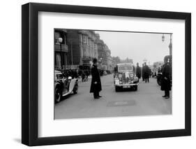 Standard Twelve of AH Oxenford at the RAC Rally, 1935-Bill Brunell-Framed Photographic Print