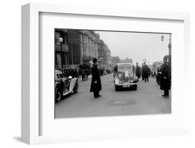 Standard Twelve of AH Oxenford at the RAC Rally, 1935-Bill Brunell-Framed Photographic Print