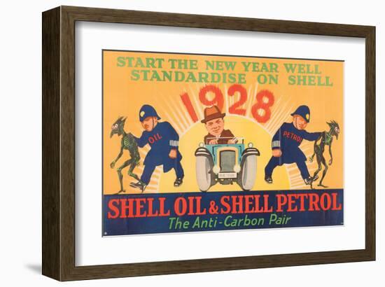 Standardise on Shell-null-Framed Art Print