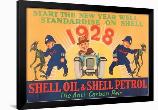 Standardise on Shell-null-Framed Art Print