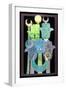 Standards (Alams in Arabic) 1992-Laila Shawa-Framed Giclee Print