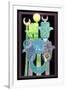 Standards (Alams in Arabic) 1992-Laila Shawa-Framed Giclee Print