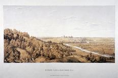 View of Windsor Castle from Egham Hill, Berkshire, 1851-Standidge & Co-Framed Stretched Canvas