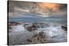 Standing at Thor's Well, Oregon Coast-Vincent James-Stretched Canvas