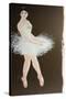 Standing Ballerina 2015-Susan Adams-Stretched Canvas