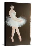 Standing Ballerina 2015-Susan Adams-Stretched Canvas