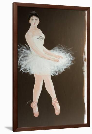 Standing Ballerina 2015-Susan Adams-Framed Giclee Print