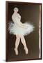 Standing Ballerina 2015-Susan Adams-Framed Giclee Print