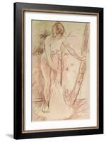 Standing Bather, 1888-Berthe Morisot-Framed Giclee Print