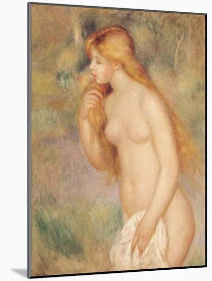 Standing Bather, 1896-Pierre-Auguste Renoir-Mounted Giclee Print