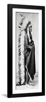 Standing Bear, Chief of the Dakota Sioux, North American Plains Indians, C1885-C1890-null-Framed Premium Giclee Print