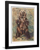 Standing Bear-Everett Hibbard-Framed Collectable Print