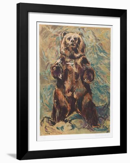 Standing Bear-Everett Hibbard-Framed Collectable Print