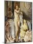 Standing before Mirror, Red Head, (Oil on Canvas)-Wilfred Gabriel de Glehn-Mounted Giclee Print