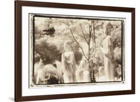 Standing Buddhas, Agutthaya, Thailand-Theo Westenberger-Framed Photographic Print