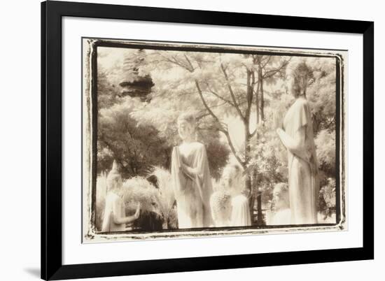 Standing Buddhas, Agutthaya, Thailand-Theo Westenberger-Framed Photographic Print