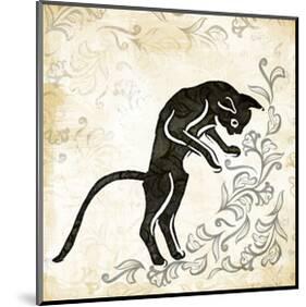 Standing Burlap Cat-Alan Hopfensperger-Mounted Art Print