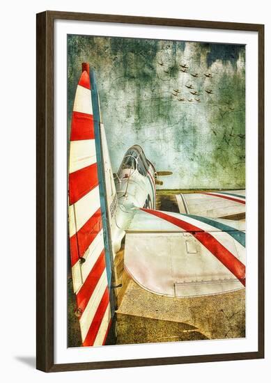 Standing By-John Rivera-Framed Art Print