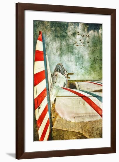 Standing By-John Rivera-Framed Art Print