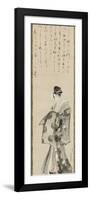 Standing Courtesan, 1801-05-Katsushika Hokusai-Framed Giclee Print