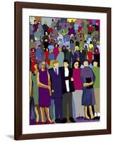 Standing Crowd-Diana Ong-Framed Giclee Print