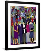 Standing Crowd-Diana Ong-Framed Giclee Print