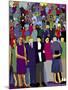 Standing Crowd-Diana Ong-Mounted Giclee Print