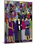 Standing Crowd-Diana Ong-Mounted Giclee Print