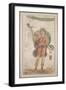 Standing Deity Holding a Horn and Bucket, from Pompeii (Fresco)-Roman-Framed Giclee Print